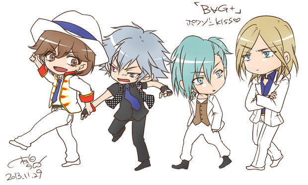 踊ってみた用 B G Quartet Night 桃タロー さんのイラスト ニコニコ静画 イラスト