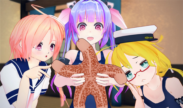 潜水艦娘はヒトデに興味津々のようです ちょむｐ さんのイラスト ニコニコ静画 イラスト