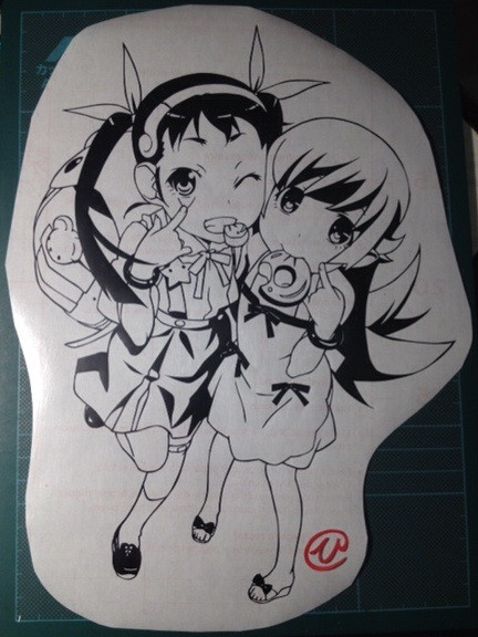 切り絵 物語シリーズ セカンドシーズン ひろ さんのイラスト ニコニコ静画 イラスト