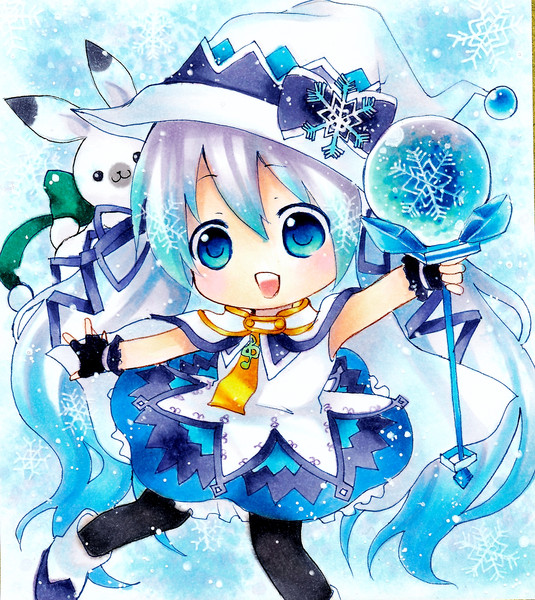 雪ミク14 みみめい さんのイラスト ニコニコ静画 イラスト