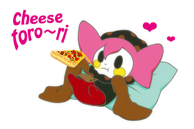 ピザを食べるシャルロッテ Obtくん さんのイラスト ニコニコ静画 イラスト