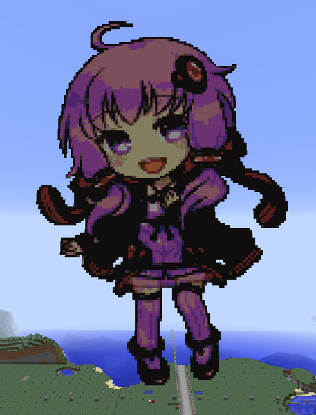 Minecraft 結月ゆかり ドット絵 ゆか誕 まきし さんのイラスト ニコニコ静画 イラスト