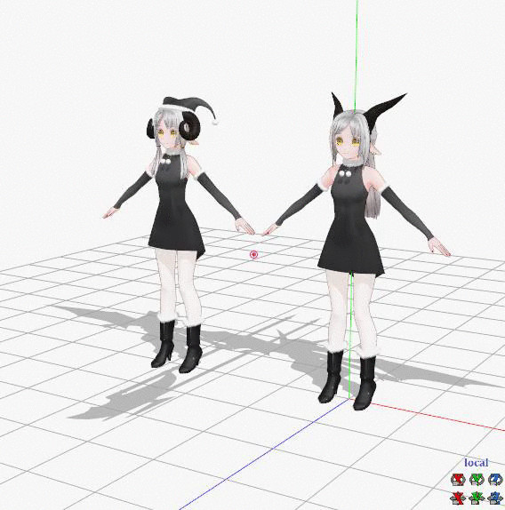 【MMD】モデルがでたり消えたりするエフェクト配布