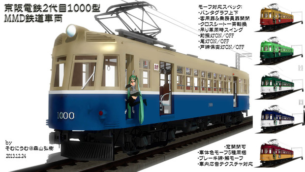京阪１０００型 ２代目 デビュー そむにうむ 森山弘樹 さんのイラスト ニコニコ静画 イラスト
