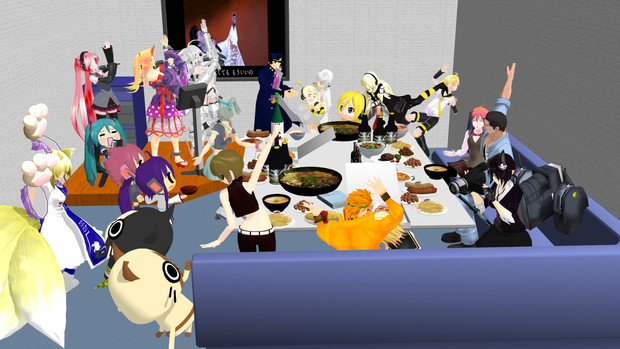 ２０１３年 ｍｍｄちゅるる組忘年会 ちゅるる さんのイラスト ニコニコ静画 イラスト