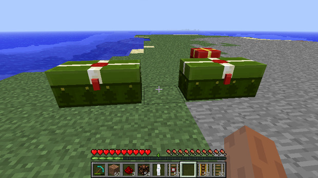 Minecraft クリスマス仕様チェスト エクセレ さんのイラスト ニコニコ静画 イラスト