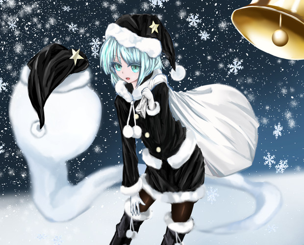 黒サンタ妖夢 べりあ さんのイラスト ニコニコ静画 イラスト