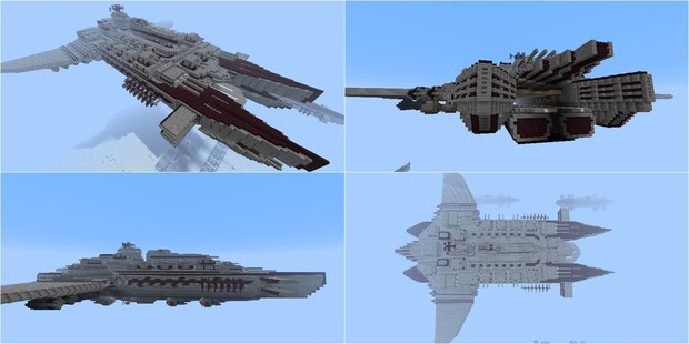 Minecraft 空中戦艦 の紹介 スカルex さんのイラスト ニコニコ静画 イラスト