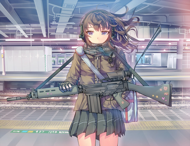 武装女子高生 Daito さんのイラスト ニコニコ静画 イラスト