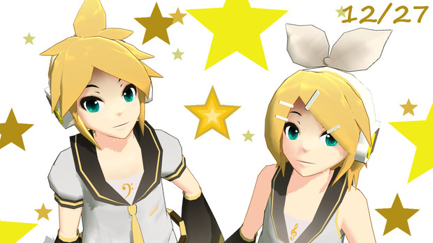 鏡音はぴば メイプルソルト さんのイラスト ニコニコ静画 イラスト