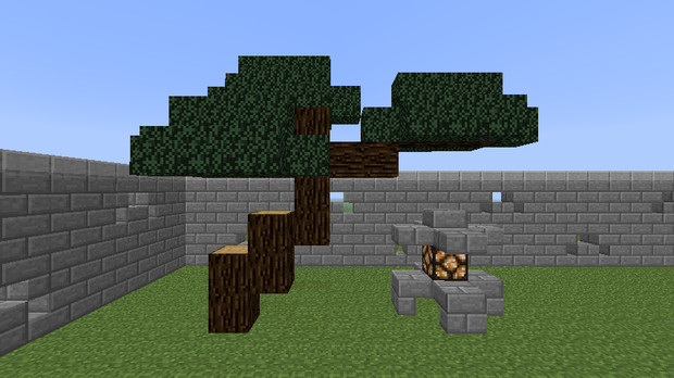 Minecraft 松と灯篭 ジグル さんのイラスト ニコニコ静画 イラスト