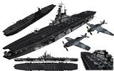 MMD用モブ航空母艦1945セット