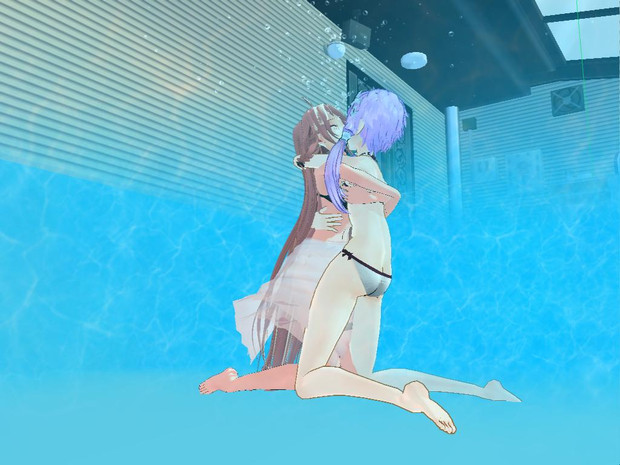 水中ゆかいあキス 久笑マジック 金剛茜 さんのイラスト ニコニコ静画 イラスト