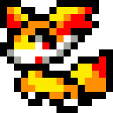 ポケモンのフォッコをドット絵で描いてみた マイラ さんのイラスト ニコニコ静画 イラスト