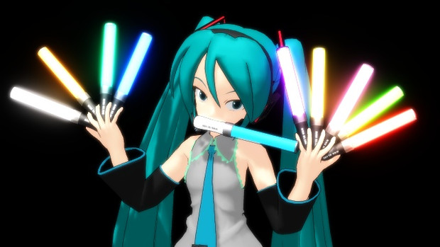 Mmd Mmdblade ペンライト 10本セット 0039p さんのイラスト ニコニコ静画 イラスト