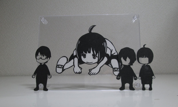 切り絵 ミニキャラ 前屈千佳ちゃん ワールドトリガー 細切りポテト さんのイラスト ニコニコ静画 イラスト