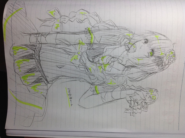 落書き 人形愛憎ガール サリン さんのイラスト ニコニコ静画 イラスト