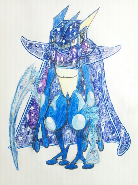 メガゲッコウガ 全体像 虎顎 コガク さんのイラスト ニコニコ静画 イラスト
