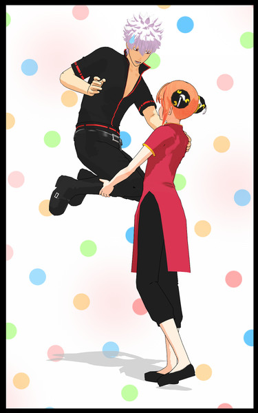 Mmd銀魂 銀さんと神楽ちゃん Lite さんのイラスト ニコニコ静画 イラスト