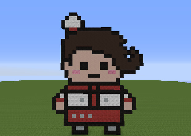 スーパーダンガンロンパ 花村 輝々 ドット絵 Minecraft Ryoga さんのイラスト ニコニコ静画 イラスト