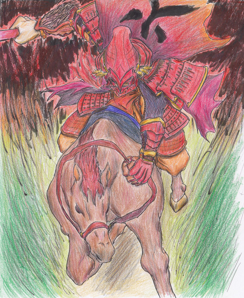 武田騎馬隊最強 山県昌景 アナログマン さんのイラスト ニコニコ静画 イラスト