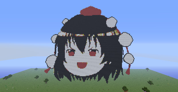 Minecraft 初ドット絵 射命丸のゆっくり はにわ さんのイラスト ニコニコ静画 イラスト