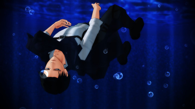 進撃のmmd 沈む沈む 深淵へと 亜鳥 Adriana さんのイラスト ニコニコ静画 イラスト