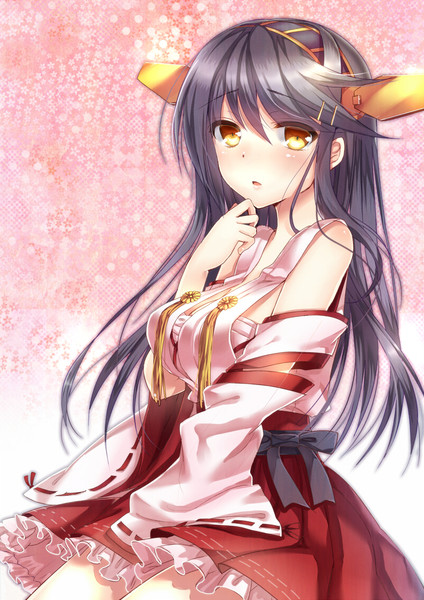 榛名が物欲しそうな目でこっちをみてる ニコニコ静画 イラスト