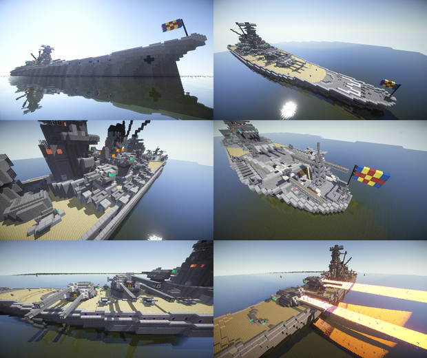 Minecraft 超弩級戦艦雷冥 紹介9作目 あしゅとん さんのイラスト ニコニコ静画 イラスト