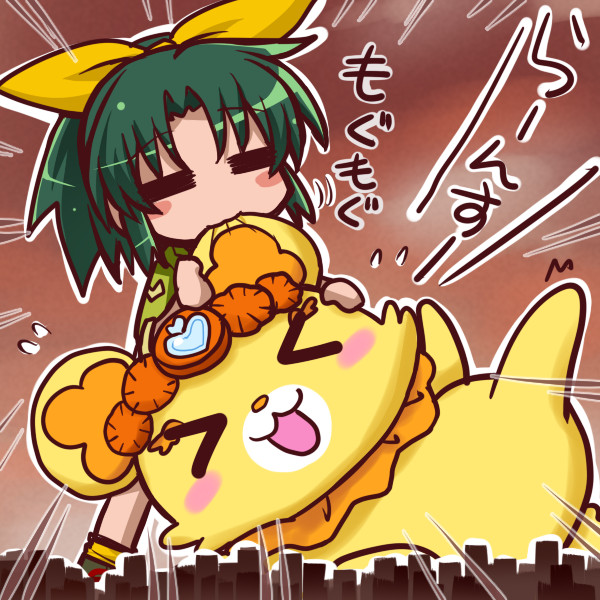巨大ランスをもぐもぐする巨大なおちゃん 一休 さんのイラスト ニコニコ静画 イラスト