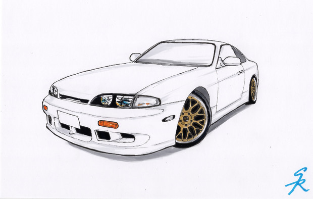 S14 Silvia 前期 純正エアロ さっちゃん さんのイラスト ニコニコ静画 イラスト