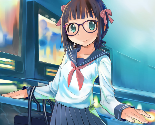 学校帰りの春香さん かにかに さんのイラスト ニコニコ静画 イラスト
