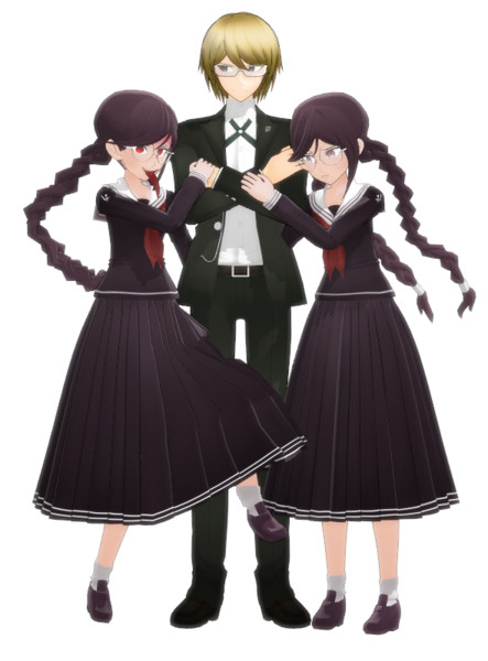ダンガンロンパmmd 祝 腐川モデル配布 しゃむ さんのイラスト ニコニコ静画 イラスト