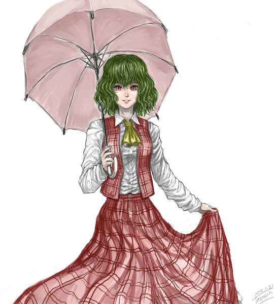 風見幽香 描いたった 雄河宮ジン さんのイラスト ニコニコ静画 イラスト