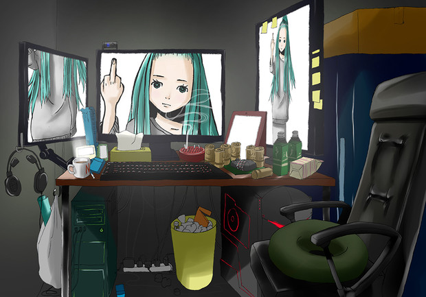 ネトゲ廃人シュプレヒコール りもこん さんのイラスト ニコニコ静画 イラスト