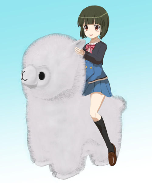 アルパカに乗ったしの ぶくぞう さんのイラスト ニコニコ静画 イラスト