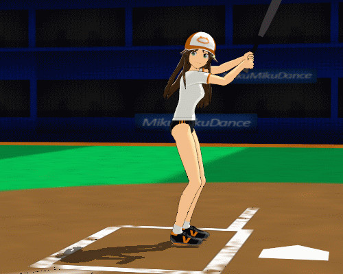 Mmd静画で 姫川さんが北の侍の真似をするようです Gifテスト Tomo ネギバットp さんのイラスト ニコニコ静画 イラスト