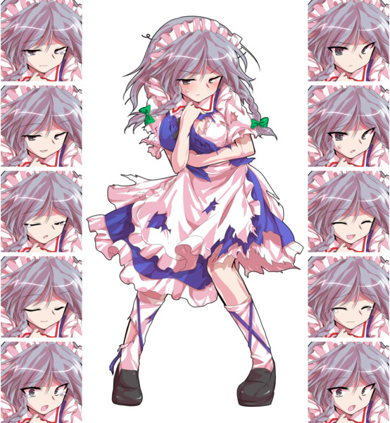 やられ咲夜さん立ち絵 表情差分 はるか さんのイラスト ニコニコ静画 イラスト