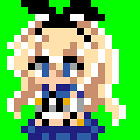 艦これの島風をビーズ用のドット絵で書いてみた マイラ さんのイラスト ニコニコ静画 イラスト