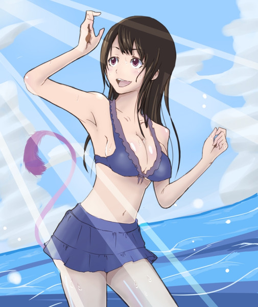 壱岐ひより水着 ノラガミ 花澤すおう さんのイラスト ニコニコ静画 イラスト