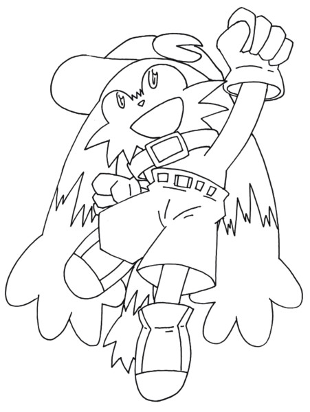 風のクロノア 線画 鳥麦康人 さんのイラスト ニコニコ静画 イラスト