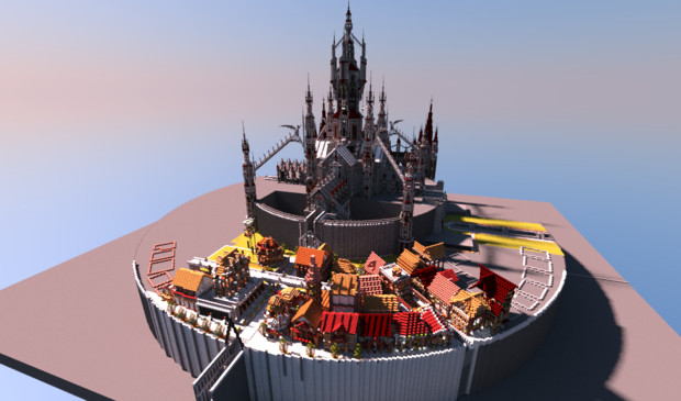 Minecraft 魔法都市 途中経過 Nothdog さんのイラスト ニコニコ静画 イラスト