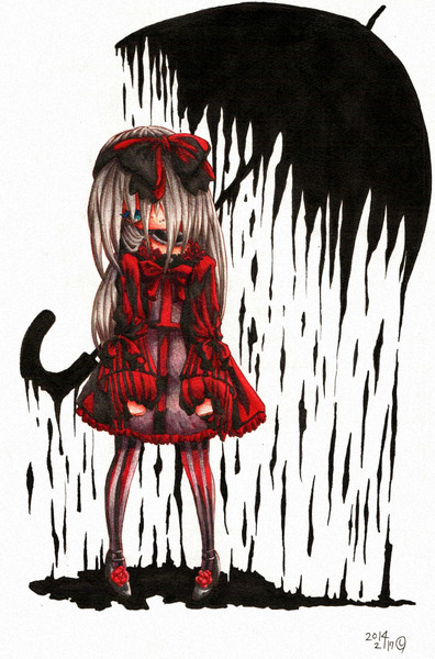 病み雨 ニコニコ静画 イラスト