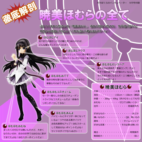 徹底解剖暁美ほむらの全て しろみふらい さんのイラスト ニコニコ静画 イラスト