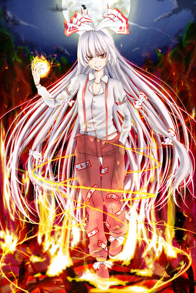 藤原妹紅 はやしゅう さんのイラスト ニコニコ静画 イラスト