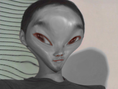地球を調べに来た24歳学生の宇宙人 ニコニコ静画 イラスト