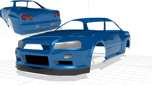 Gtr34 作成中 カーグラp さんのイラスト ニコニコ静画 イラスト