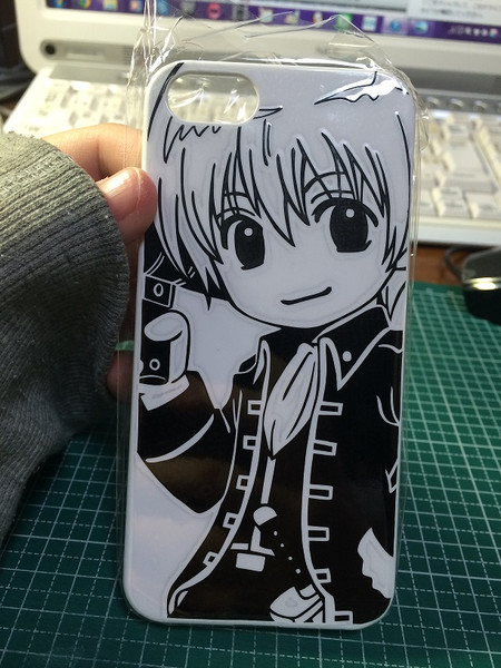 切り絵　銀魂　iPhoneケース