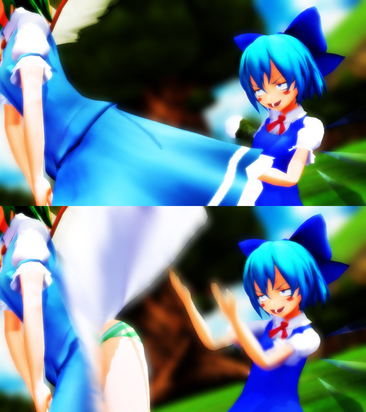 Mmd 残念なチルノ 東方お題ったー マハラ さんのイラスト ニコニコ静画 イラスト