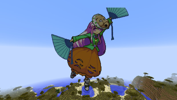 Minecraft 東方心綺楼 秦こころ その３ マインクラフト ツカサ さんのイラスト ニコニコ静画 イラスト